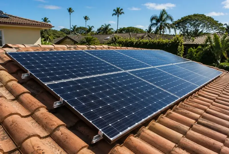 Installation de panneaux solaires à Montéléger